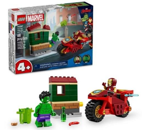 LEGO(R) SUPER HEROES 76287 (4szt) Iron Man i Hulk