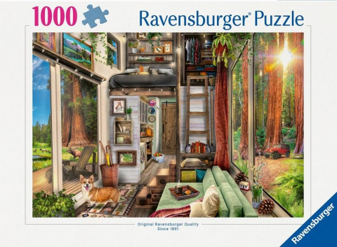 Puzzle 1000 Domek w lesie