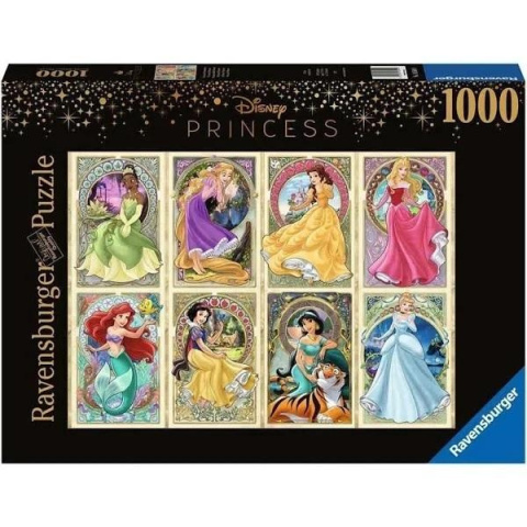 Puzzle 1000 Księżniczka Art Nouveau