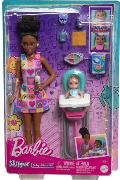 Barbie Skipper zestaw opiekunka HTK34