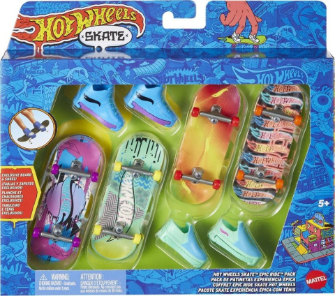 Hot Wheels Skate Deska + buty 4-pak