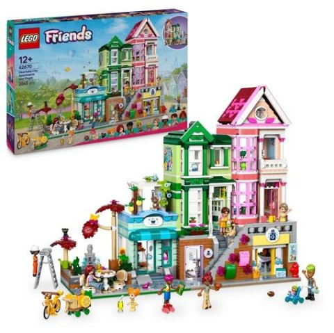 LEGO(R) FRIENDS 42670 Mieszkania i sklepy