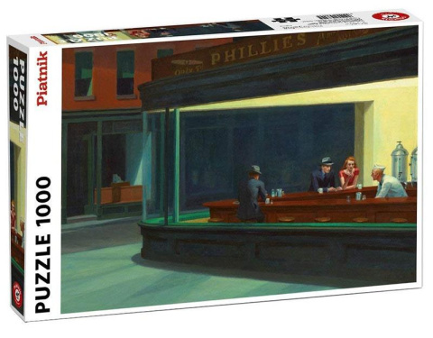 Puzzle 1000 Hopper Nighthawks PIATNIK