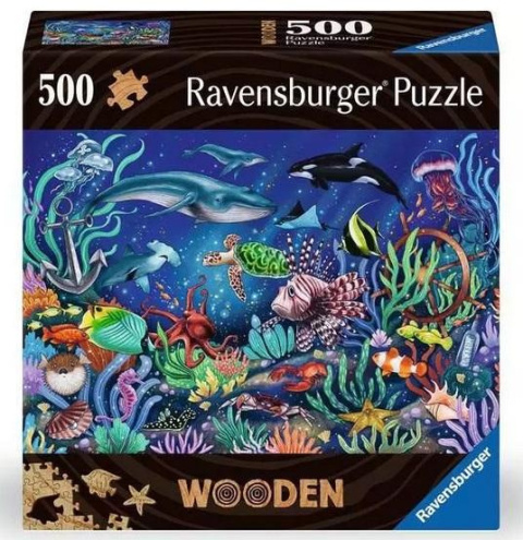 Puzzle drewniane 500 Podwodny świat