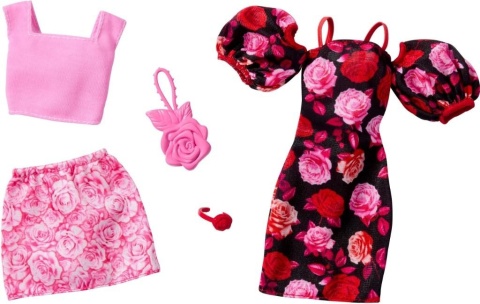 Barbie ubranka + akcesoria 2-pak HYV03