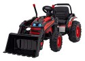 Koparka Traktor na akumulator dla dzieci Czerwony + Ruchome Ramię Łyżka + Pilot + Wolny Start + Radio FM + LED