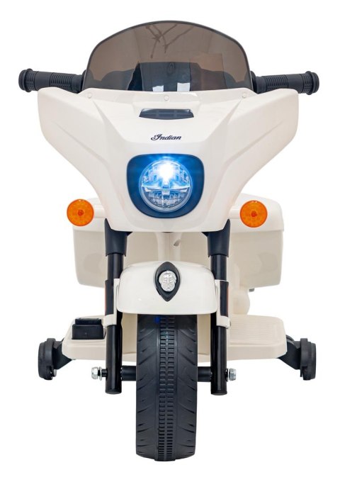 Pojazd Chopper INDIAN Biały motocykl dla dziecka