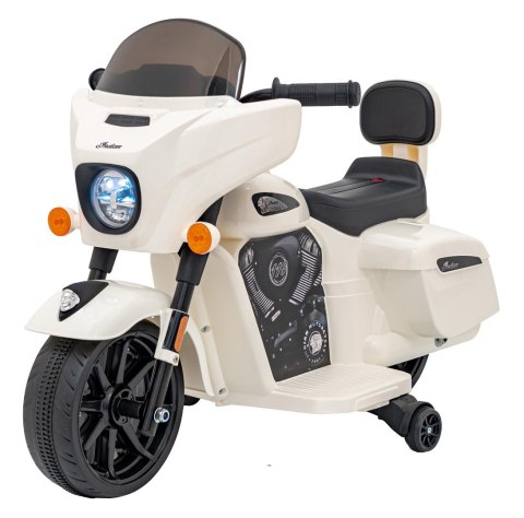 Pojazd Chopper INDIAN Biały motocykl dla dziecka