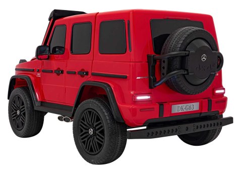 Pojazd Mercedes Benz G63 AMG XXL STRONG MP4 Czerwony