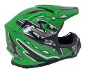 Kask Motocyklowy Enduro Zielony L
