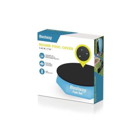 Pokrywa 280cm na basen rozporowy Fast Set 244cm/8FT BESTWAY