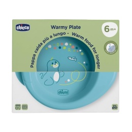 Talerz podgrzewany turkusowy 6m+