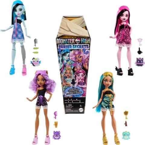 Monster High. Ukryte sekrety Lalka i akcesoria mix