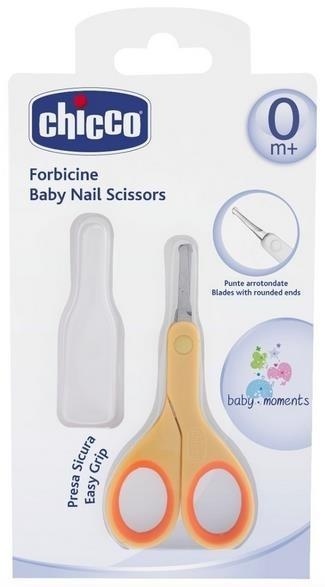 Nożyczki niemowlęce pomarańczowe