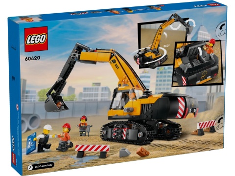 LEGO(R) CITY 60420 Żółta koparka