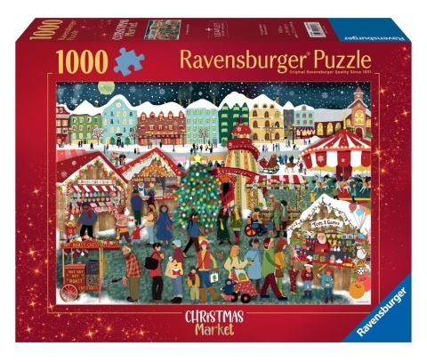 Puzzle 2D: Jarmark Świąteczny 1000el