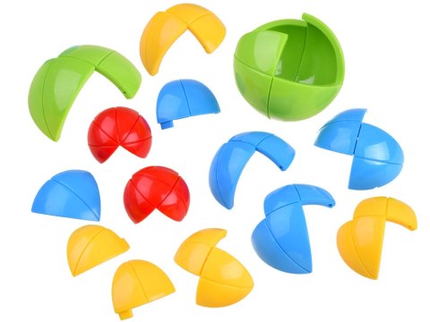 Gra logiczna KULA 3D PUZZLE łamigłówka Piłka - kolorowa zagadka GR0067