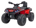 Quad Can Am Outlander ATV z Pilotem Czerwony