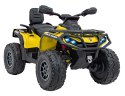 Quad Can Am Outlander ATV z Pilotem Żółty