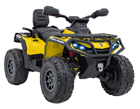 Quad Can Am Outlander ATV z Pilotem Żółty