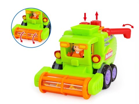 Auto Betoniarka Zamiatarka Kombajn - Edukacyjne Autka z Napędem ZA1812