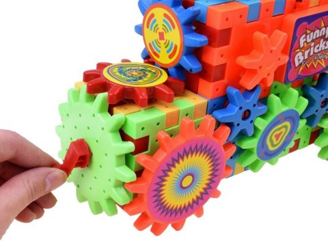 Przestrzenne Klocki konstrukcyjne WAFLE 81 ele dla małych dzieci ZA2951