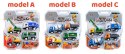 Zestaw autek AUTKA BUDOWLANE dźwig wywrotka śmieciarka betoniarka ZA2103
