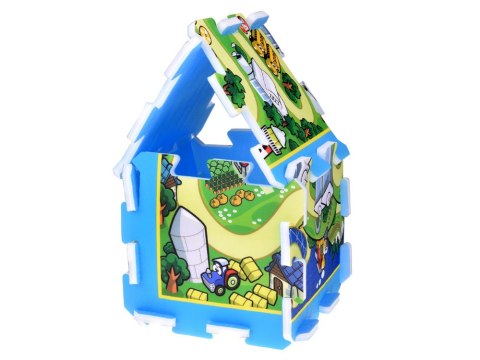 Puzzle piankowe MIASTO - ULICA Mata dla niemowląt 93x93cm ZA3150