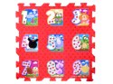 Puzzle piankowe ZWIERZĘTA i CYFRY Mata dla niemowląt 93x93cm ZA3147