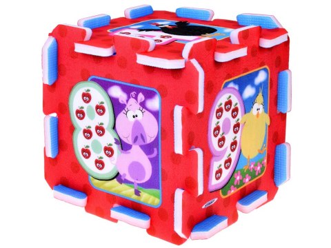 Puzzle piankowe ZWIERZĘTA i CYFRY Mata dla niemowląt 93x93cm ZA3147
