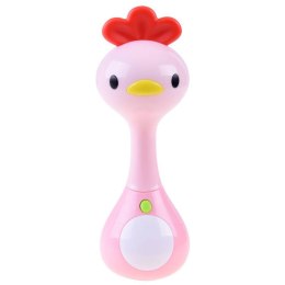 Dźwiękowa GRZECHOTKA zwierzątko światła ZA3087 E