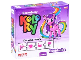 Jawa Edukacyjna gra dla przedszkolaków POZNAJEMY KOLORY układanka GR0456