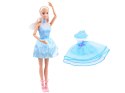 Anlily Lalka tancerka w niebieska sukienka ZA3920