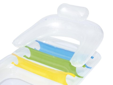 Bestway Dmuchany fotel Leżak Materac do wody z oparciem 165cm 90 kg 43011