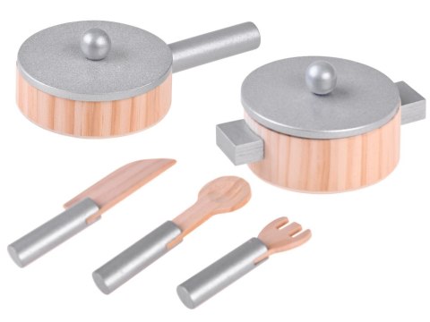 Interaktywna BIAŁA kuchnia drewniana dla dzieci Indukcja + akcesoria ZA4127