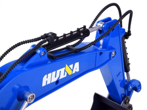 Zdalnie sterowana niebieska KOPARKA - gąsienice pilot RC0593