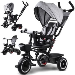 Rowerek dziecięcy trójkołowy Tiny Bike 3w1 z daszkiem OBRACANY SP0650