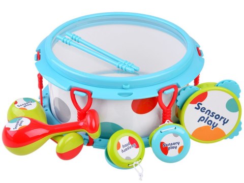 Zestaw instrumentów bębenek marakasy IN0157