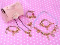 Zestaw do robienia bransoletek koraliki zawieszki charmsy ZA4692