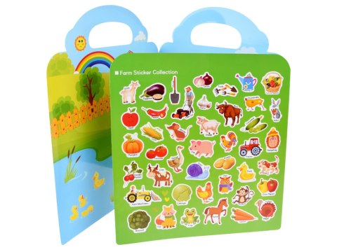 Farma Album z Naklejkami Zwierzęta Warzywa naklejki ZA4764