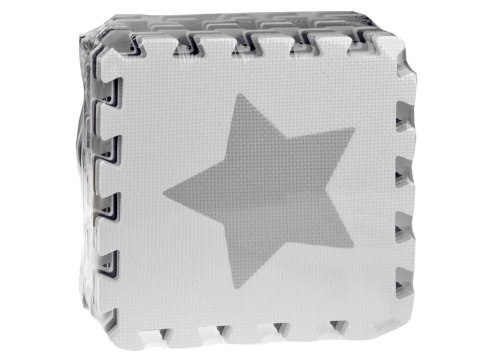 Puzzle piankowe - Kontrastowa mata dla niemowląt KSZTAŁTY 120x120cmZA4782