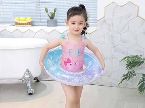 Bajeczne Kółko dmuchane z konfetti do pływania dla dzieci 80cm SP0751