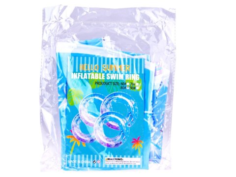 Bajeczne Kółko dmuchane z konfetti do pływania dla dzieci 80cm SP0751