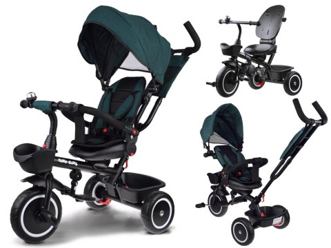 Rowerek dziecięcy trójkołowy Tiny Bike 3w1 z daszkiem OBRACANY SP0650