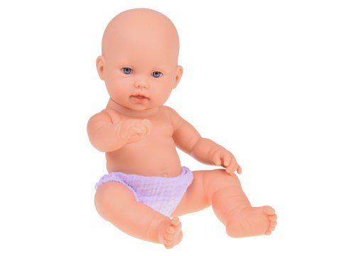 Bobas Lalka Noworodek ubrana szara czapka sukienka maskotka królik ZA5007