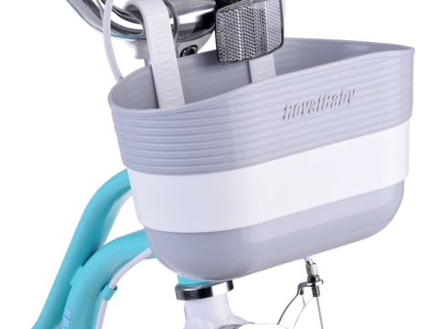RoyalBaby uroczy Rower 14" Little Swan wstążki koszyk kółka boczne RB14-18