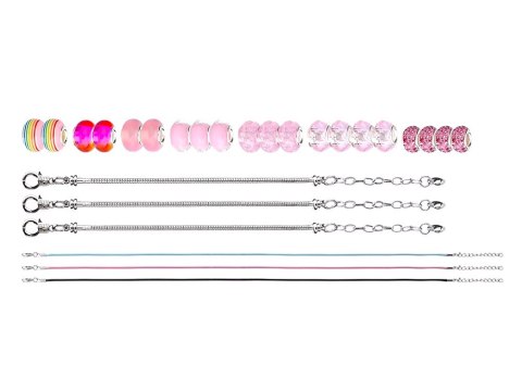 Kreatywny zestaw do robienia bransoletek CHARMS koraliki ZA5206