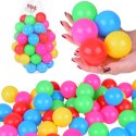 Kolorowe Piłki Kulki do basenu 6 cm 50szt piłki miękki plastik ZA5411