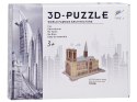 Puzzle 3D Katedra Notre-Dame 77-elementów Puzzle przestrzenne Paryż ZA5402