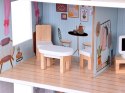 Uroczy domek z meblami Stylowa Drewniana Willa dla Lalek ZA5368